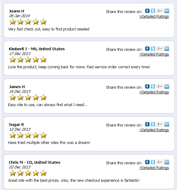 IDCard Group Customer Comments from Shopper Approved