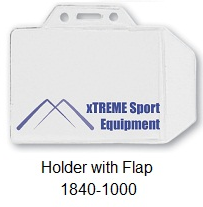 custom holder with flap