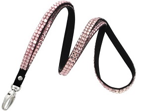 Rhinestone lanyards add sparkle to your ID program - IDCardGroup.com