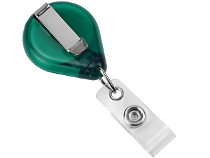 Premium badge reels with slide clip at IDCardGroup.com
