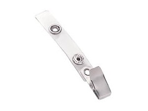 Clear Vinyl Strap Clip 2105-2250 -100 pack