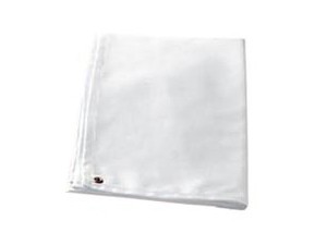 Large White Passport Photo ID Backdrop