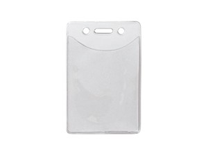 Vertical Anti-Print Transfer Badge Holder 100 pack