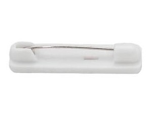 Glue-On Bar Pin Badge Clip 6920-3650 -100 pack