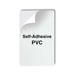 Blank Adhesive PVC Card - Pack of 100