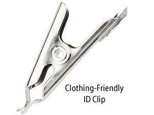 Horizontal Clip Badge Holder-100 pack