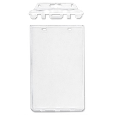 Standard Vertical Permanent Locking Badge Holder