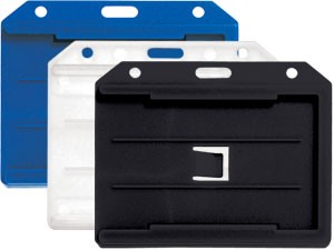 Hard Plastic Multi ID Card Holder-50 pack