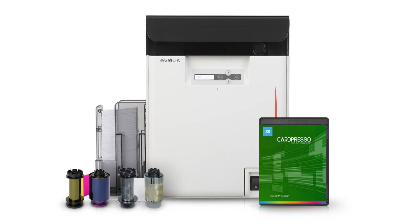 Evolis Avansia Printer, Ribbon & Software Bundle