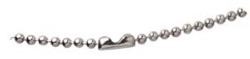 30 Nickel-Plated Steel Bead Lanyard-100 pack