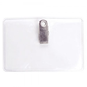 Standard Clip-On ID Holder - Landscape - Cr-80 AQ