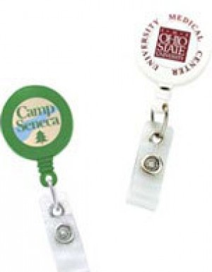 Standard Round Custom Printed Solid Badge Reels