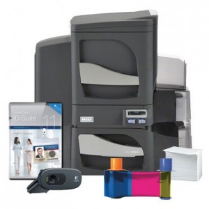 Fargo DTC4500e Dual-Sided Standard ID Card System - Single-Sided Lamination