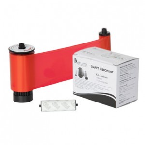IDP Resin Red Monochrome Ribbon Kit – 3000 Prints
